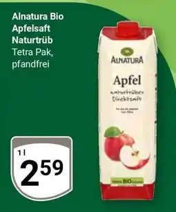 Globus Alnatura Bio Apfelsaft Naturtrüb Angebot