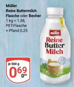 Globus MÜLLER Reine Buttermilch Angebot