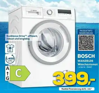 Euronics Berlet Bosch Wan28128 Waschautomat Angebot