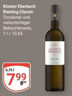 Globus Kloster Eberbach Riesling Classic Angebot