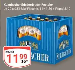 Globus Kulmbacher Edelherb oder Festbier Angebot
