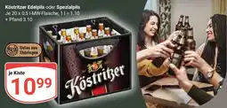 Globus Köstritzer Edelpils oder Spezialpils Angebot