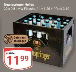 Globus Neunspringer Helles Angebot