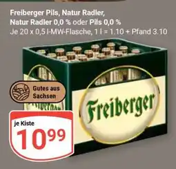 Globus Freiberger Pils, Natur Radler, Natur Radler 0,0 % oder Pils 0,0 % Angebot