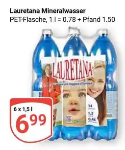 Globus Lauretana Mineralwasser Angebot