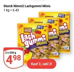 Globus Storck Nimm2 Lachgummi Minis Angebot