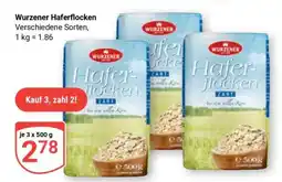 Globus WURZENER Haferflocken Angebot