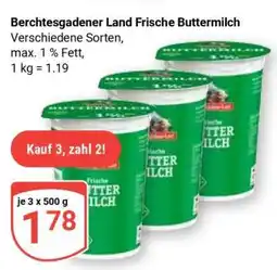 Globus Berchtesgadener Land Frische Buttermilch Angebot