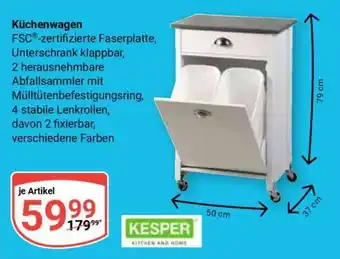Globus Küchenwagen Angebot