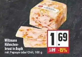 Edeka Wiltmann Hähnchenbrust In Aspik Angebot