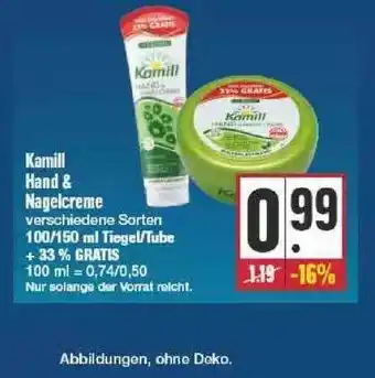 Edeka Kamill Hand & Nagelcreme Angebot