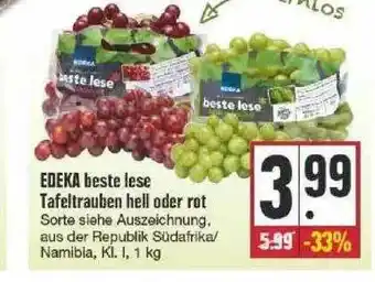 Edeka Edeka Beste Lese Tafeltrauben Hell Oder Rot Angebot