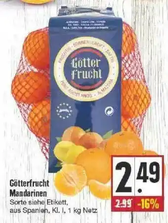 Edeka Götterfrucht Mandarinen Angebot