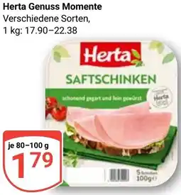 Globus Herta Genuss Momente Angebot