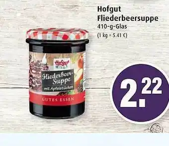 Markant Hofgut Fliederbeersuppe Angebot