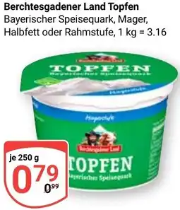Globus Berchtesgadener Land Topfen Angebot