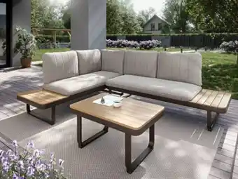 Möbel Inhofer Outdoor Gartenmöbel Ecklounge-Set Angebot