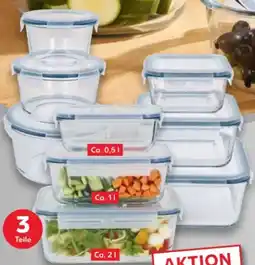 Kaufland SilverCrest Glas-Frischhaltedosen 3 tlg Angebot