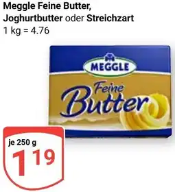 Globus Meggle Feine Butter, Joghurtbutter oder Streichzart Angebot