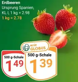 Globus Erdbeeren Angebot