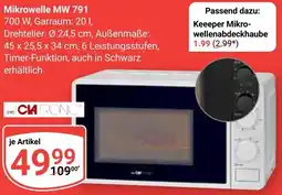 Globus CLATRONIC Mikrowelle MW 791 Angebot