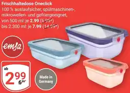 Globus emsa Frischhaltedose Oneclick Angebot