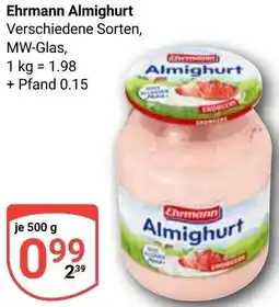 Globus Ehrmann Almighurt Angebot