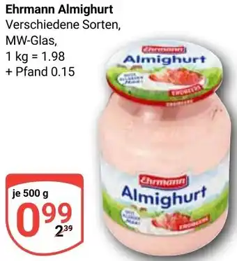 Globus Ehrmann Almighurt Angebot