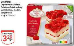 Globus Conditorei Coppenrath & Wiese Cafeteria fein & sahnig Angebot