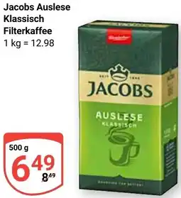 Globus Jacobs Auslese Klassisch Filterkaffee Angebot