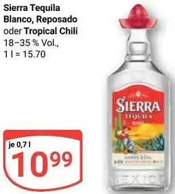Globus Sierra Tequila Blanco, Reposado oder Tropical Chili Angebot