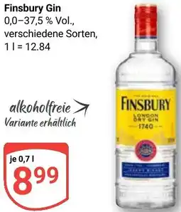 Globus Finsbury Gin Angebot