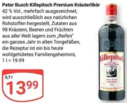 Globus Peter Busch Killepitsch Premium Kräuterlikör Angebot