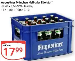 Globus Augustiner München Hell oder Edelstoff Angebot