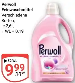 Globus Perwoll Feinwaschmittel Angebot