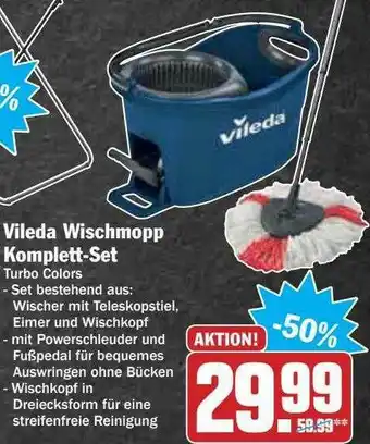 Hit Vileda Wischmopp Komplett-set Angebot