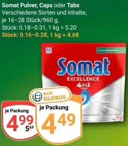 Globus Somat Pulver, Caps oder Tabs Angebot