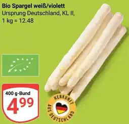 Globus Bio Spargel weiẞ/violett Angebot