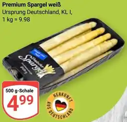 Globus Premium Spargel weiß Angebot