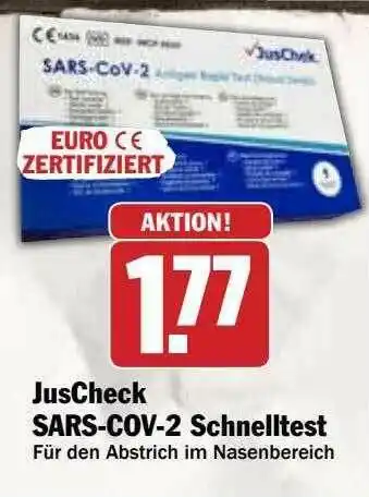 Hit Juscheck Sars-cov-2 Schnelltest Angebot