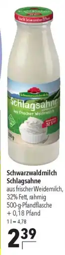 CITTI Markt Schwarzwald milch Schlagsahne Angebot