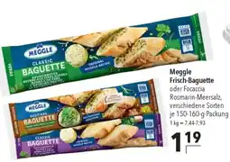 CITTI Markt Meggle Frisch-Baguette oder Focaccia Angebot