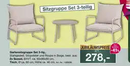 Möbel Inhofer Gartensitzgruppe set 3-tlg Angebot