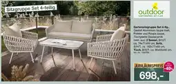 Möbel Inhofer Outdoor gartensitzgruppe set 4-teilig Angebot