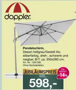 Möbel Inhofer Doppler pendelschirm Angebot