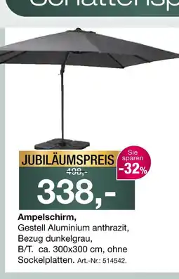 Möbel Inhofer Ampelschirm Angebot