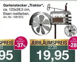 Möbel Inhofer Gartenstecker traktor Angebot