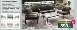 Möbel Inhofer Gartensitzgruppe set 4-teilig Angebot
