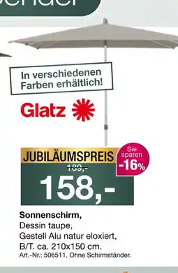 Möbel Inhofer Glatz sonnenschirm Angebot
