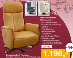 Möbel Inhofer Relaxsessel mit funktion Angebot